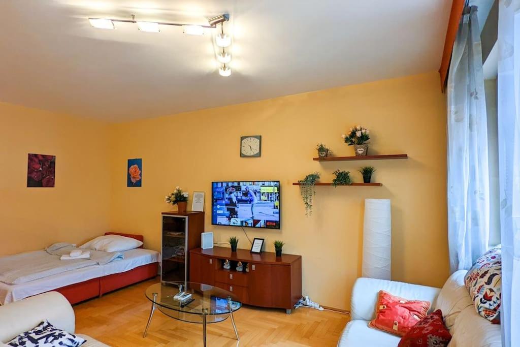 Skytop Modern Condo In Heart Of Downtown Будапеща Екстериор снимка